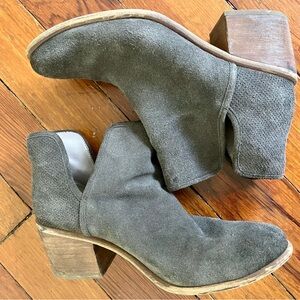 Nordstrom BP suede leather booties